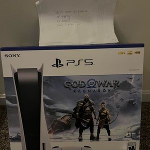 Selling Brad New PS5 God of War: Ragnarok Bundle